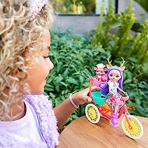 Danesas briežu lelle ar riteni