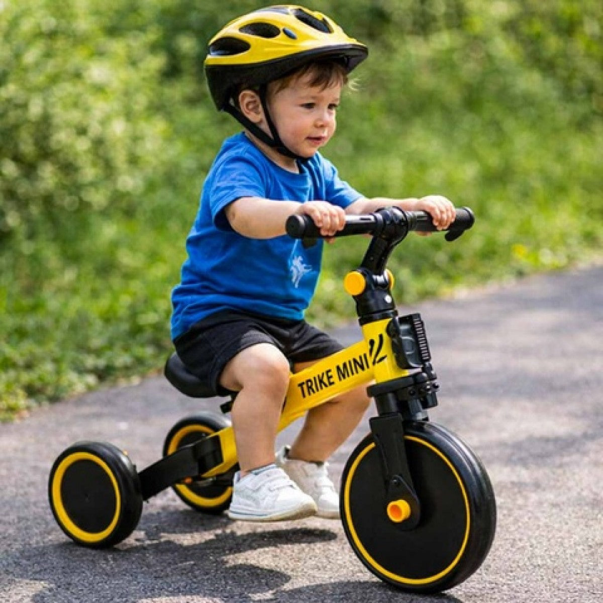 Велосипед 3-в-1 TRIKE FIX, желтый-KIK