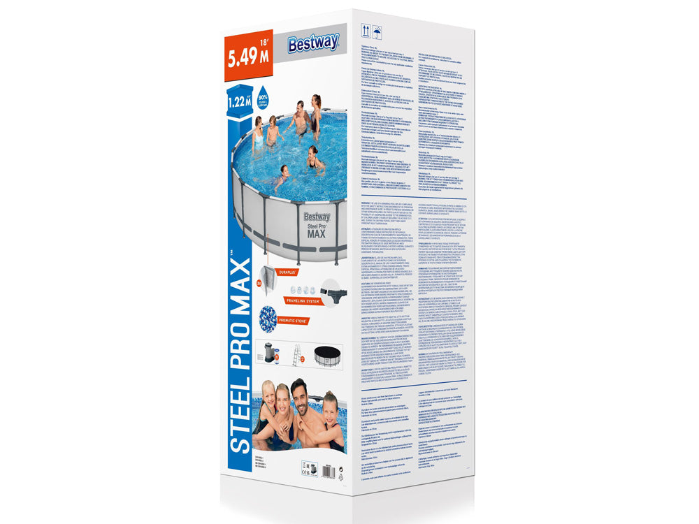 Bestway peldbaseins ar rāmi 4,27 m x 1,07 m 11 in1