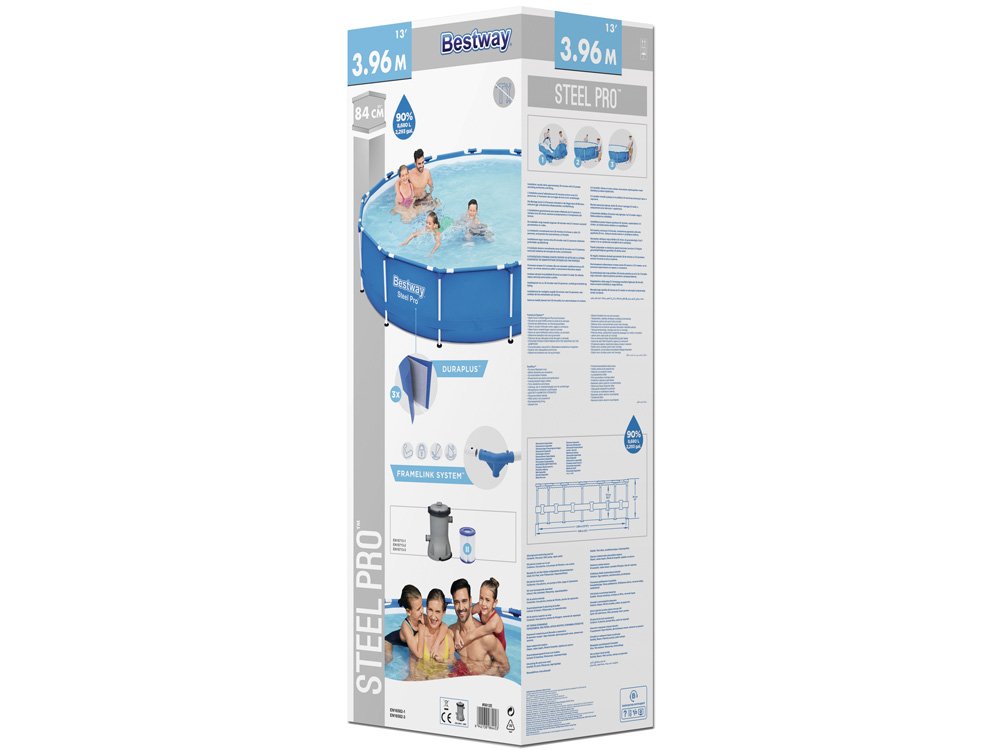Bestway Frame pool 396x84cm 8in1 5612E