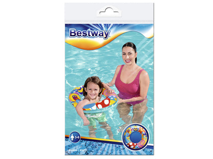 Bestway piepūšamais riņķis peldēšanai 56cm
