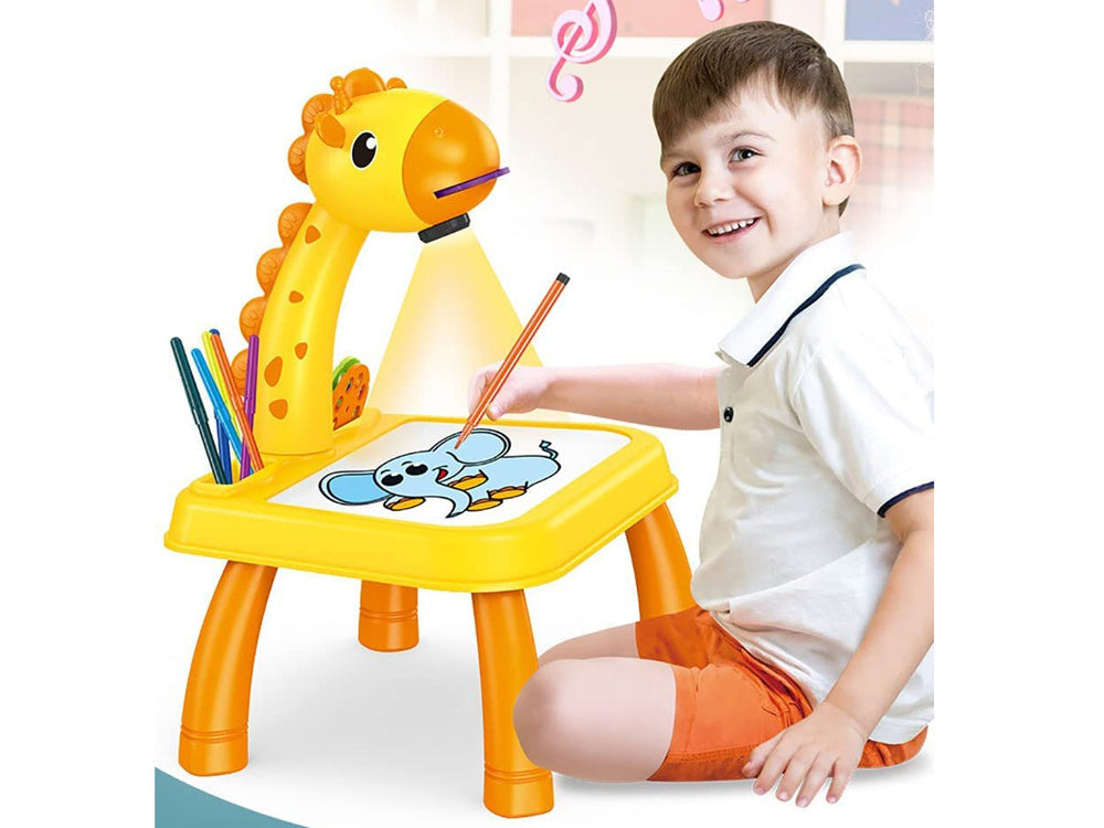 Drawing projector for children "Giraffe" +12 markers
