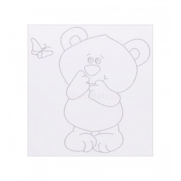 Gulta LITTLE BEAR and BUTTERFLY riekstu krāsas, ar nolaižamo sānu (Drewex )