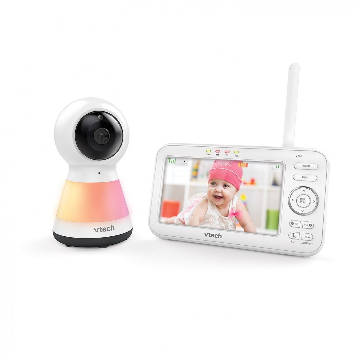 Vtech 5" Digital Video Baby Monitor with Pan and Tilt Camera VM5255
