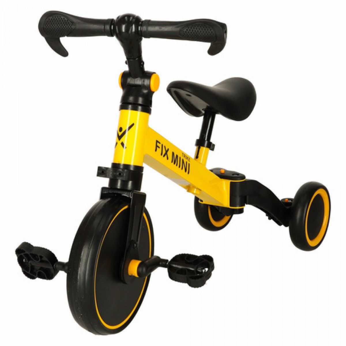 Велосипед 3-в-1 TRIKE FIX, желтый-KIK