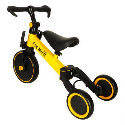Велосипед 3-в-1 TRIKE FIX, желтый-KIK