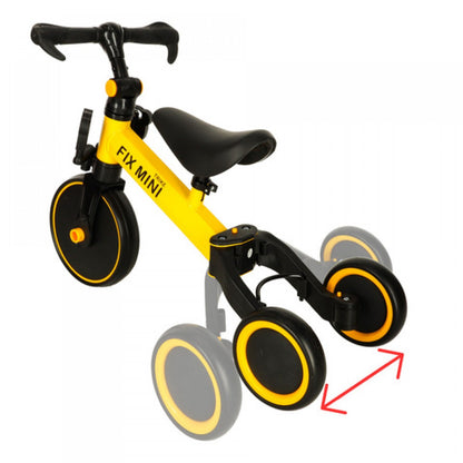 Велосипед 3-в-1 TRIKE FIX, желтый-KIK