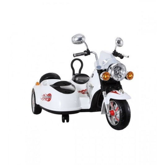 Motorcycle with sidecar SX138 white