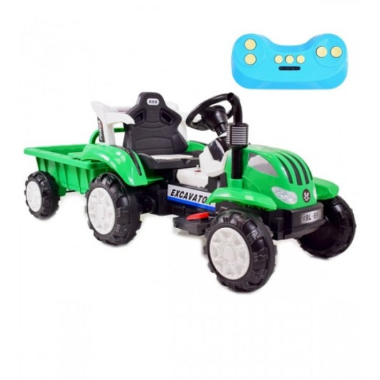 Traktors ar akumulatoru un pulti 698RC green