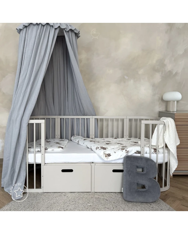 7in1 Convertible Cot with Changing Top and Mattress