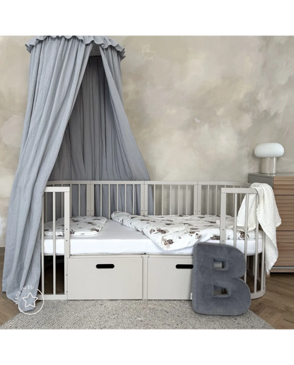 7in1 Convertible Cot with Changing Top and Mattress