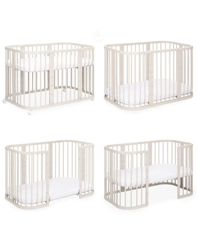 7in1 Convertible Cot with Changing Top and Mattress