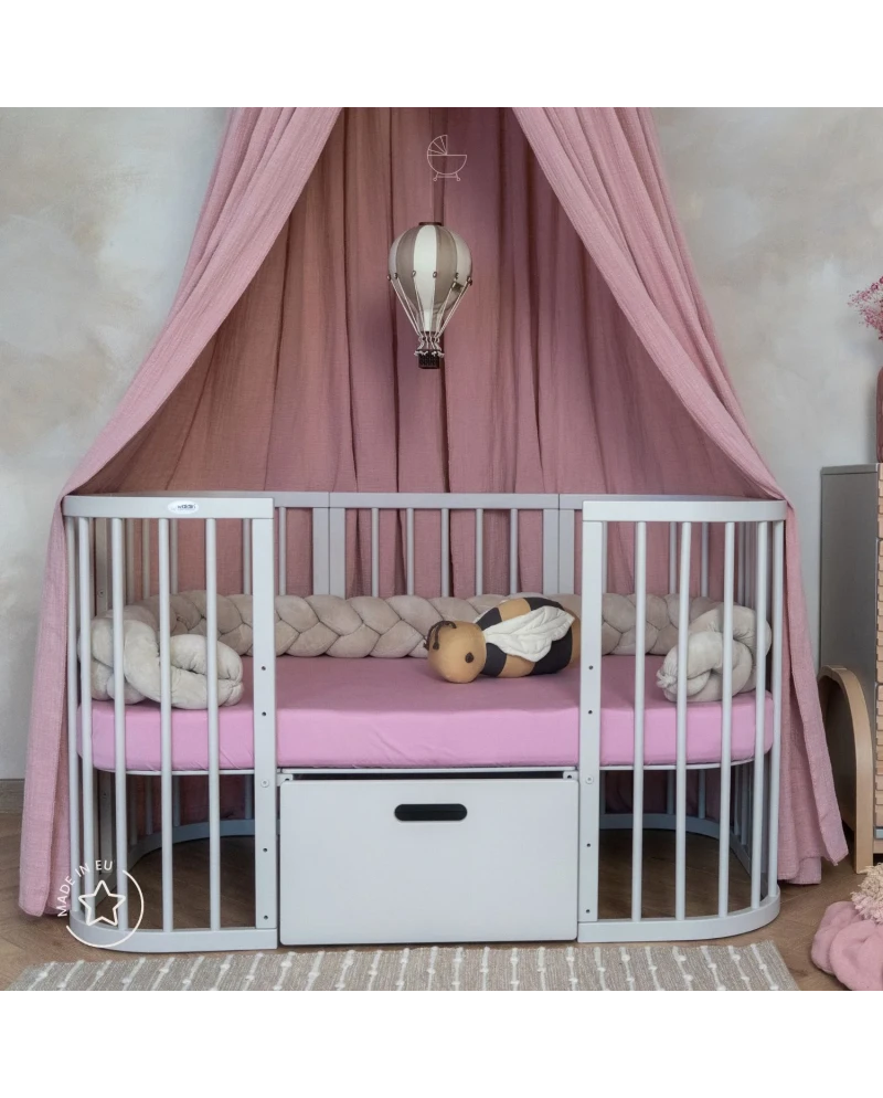 7in1 Convertible Cot with Changing Top and Mattress