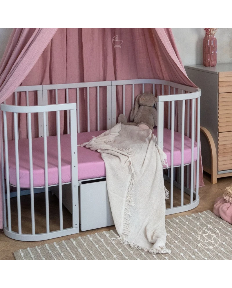 7in1 Convertible Cot with Changing Top and Mattress