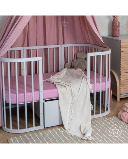 7in1 Convertible Cot with Changing Top and Mattress