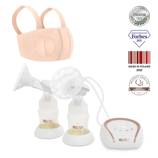 Neno Bianco double wireless electric breast pump + corset