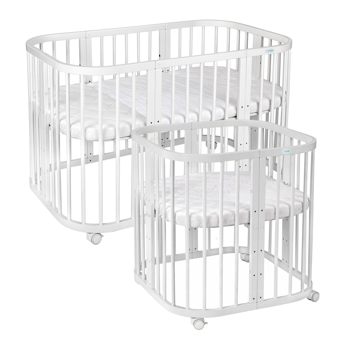 7in1 Convertible Cot with Changing Top and Mattress