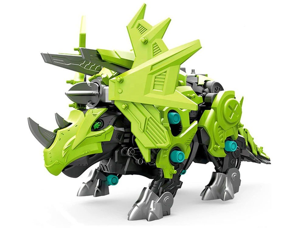 Kustīgs Triceratops robota modelis