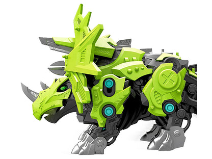 Kustīgs Triceratops robota modelis