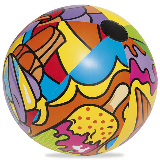 Цветной надувной пляжный мяч Bestway 91см