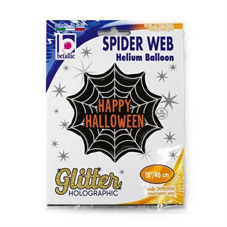 Фольгированный шар Halloween Network Spider Holo 46 см