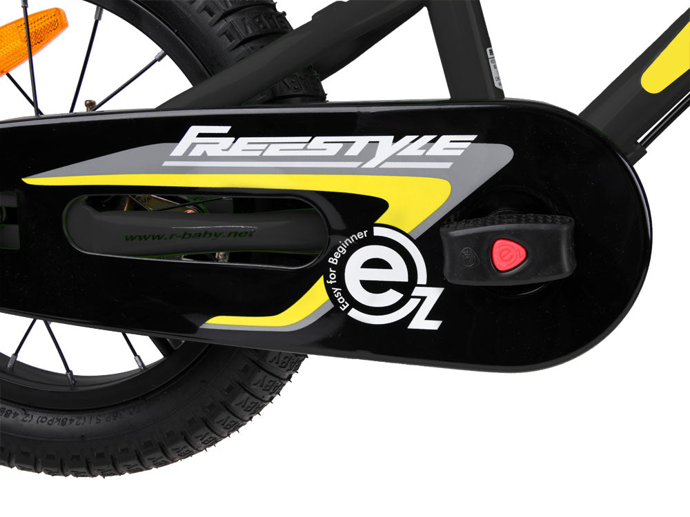 RoyalBaby 2in1 velosipēds + Skrejritenis 14EZ Freestyle (Melns)