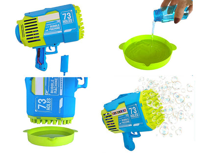 Rotaļlietu Bazooka pistole ziepju burbuļu atbrīvošanai