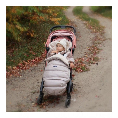 Stroller sleeping bag iGROW Wool with sheep wool lining and extension