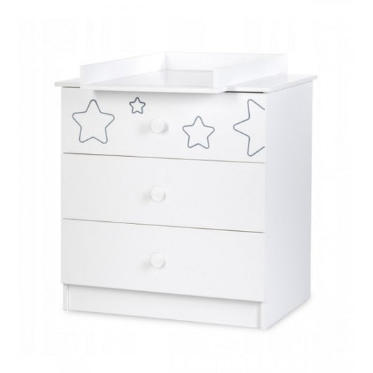 Chest of drawers TINO white (Klupś-Hen)