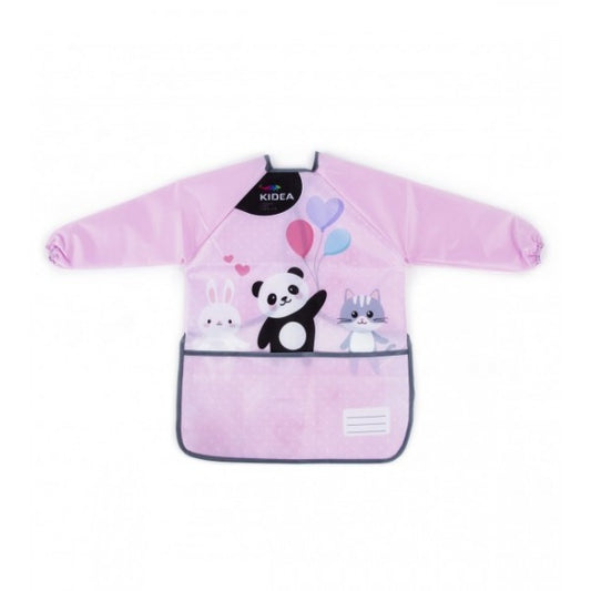 Children's apron with sleeves BEAR KIDEA