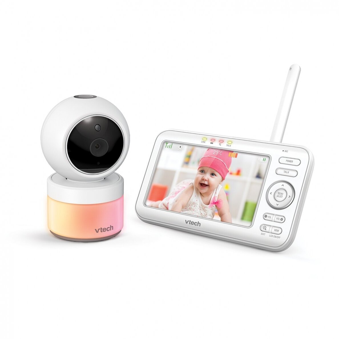 Vtech 5 inch digital video baby monitor with pan and tilt camera VM5463