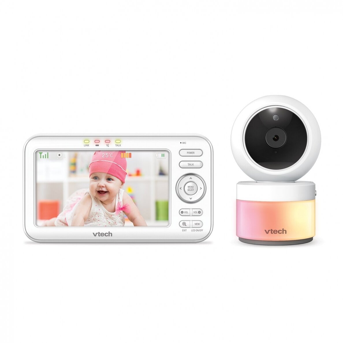 Vtech 5 inch digital video baby monitor with pan and tilt camera VM5463