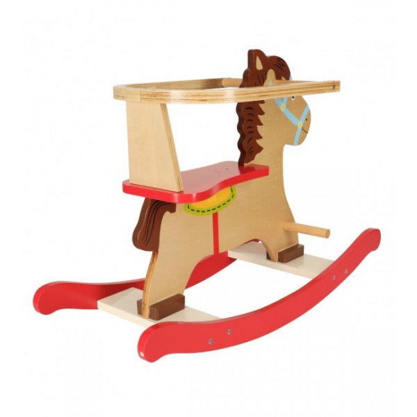 Horse - cradle wooden KX4885