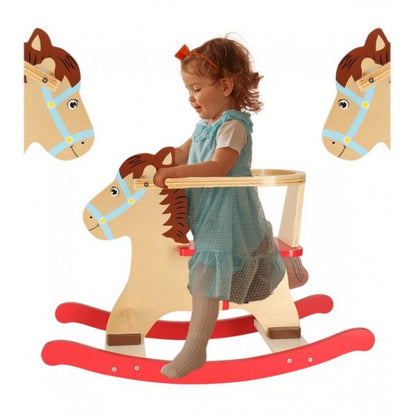 Horse - cradle wooden KX4885